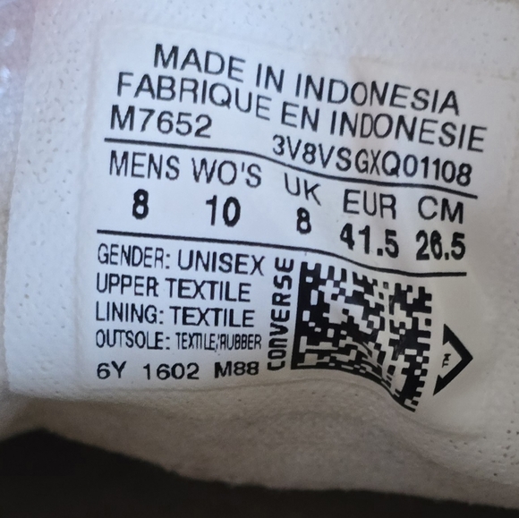 Converse Chuck Taylor All Star Custim Sunflowers M7652 Men's 8 WM 10 Sneakers - Picture 2 of 11